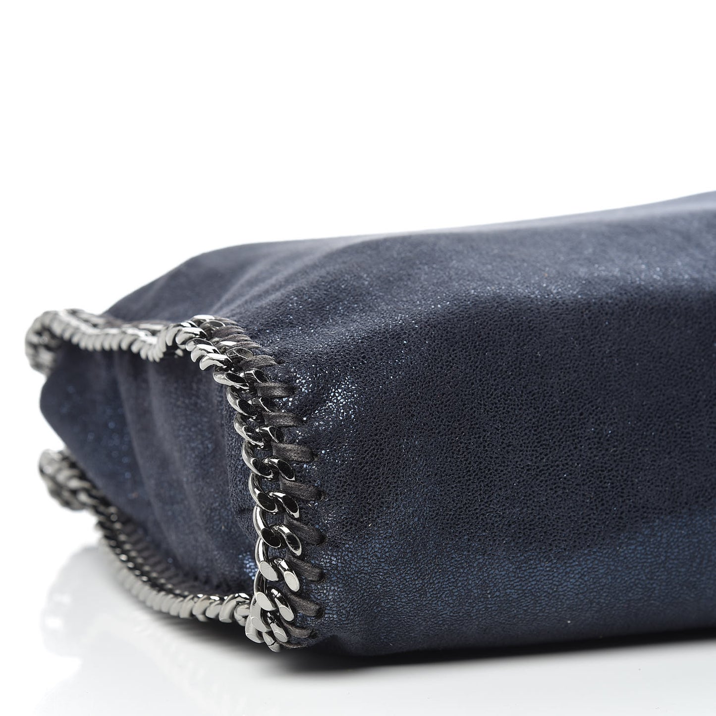 Shaggy Deer Small Falabella Tote Lapis Navy