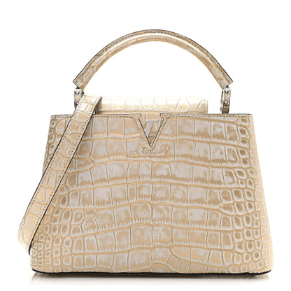 Louis Vuitton Alligator Capucines BB Mordore Gold 1 of 9