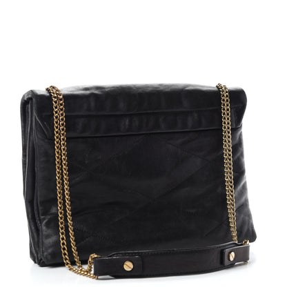 Lanvin Lambskin Quilted Medium Sugar Flap Shoulder Bag Black 3 of 14