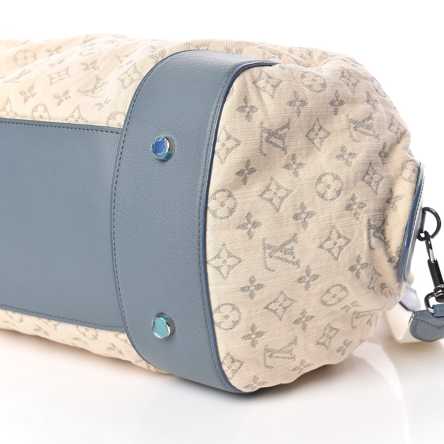 Louis Vuitton Denim Speedy Round GM Blue 7 of 10