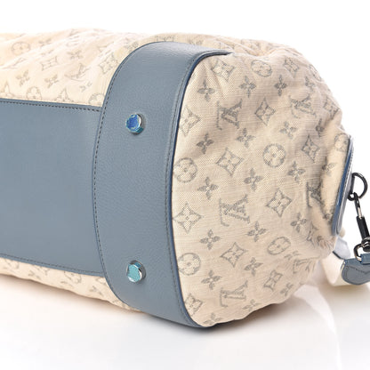 Louis Vuitton Denim Speedy Round GM Blue 7 of 10