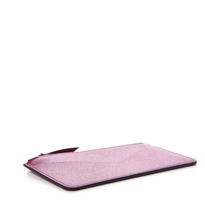 Louis Vuitton Calfskin Jeanne Wallet Zippered Insert Fuchsia 4 of 7