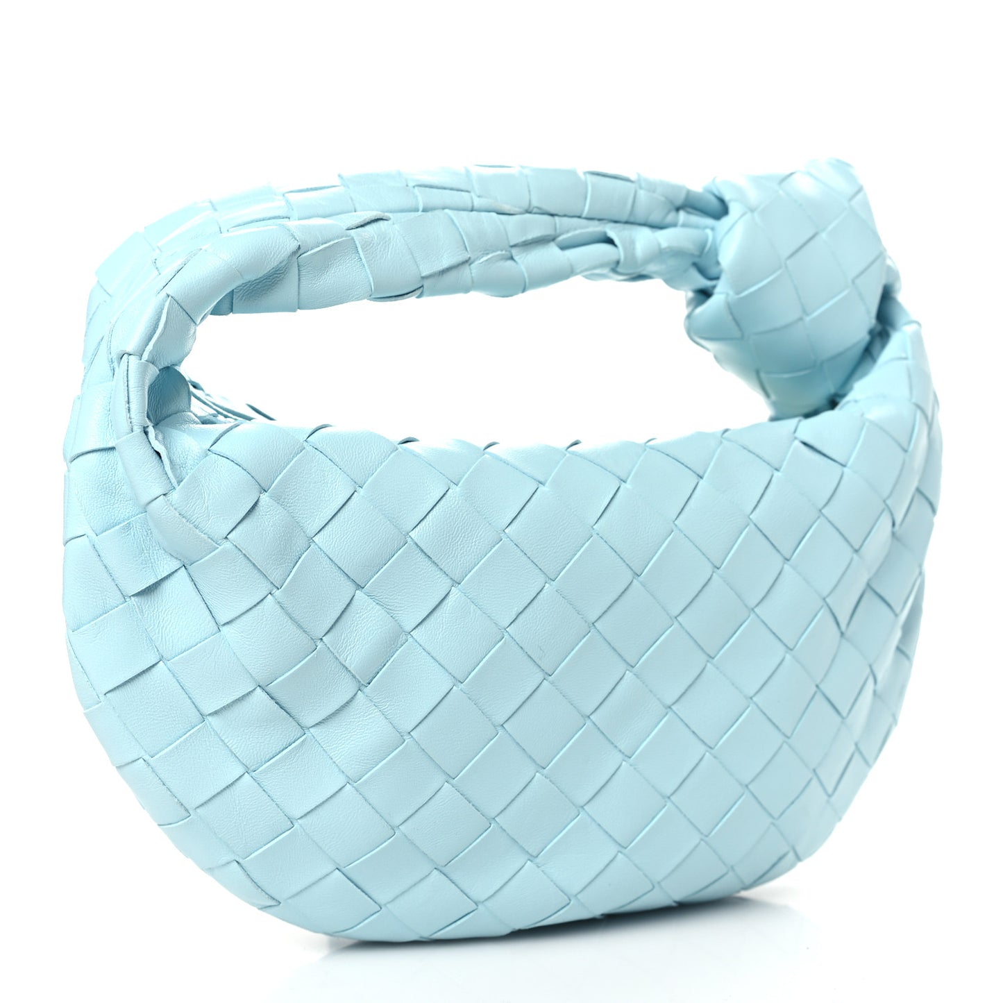 Nappa Intrecciato Mini Jodie Pale Blue