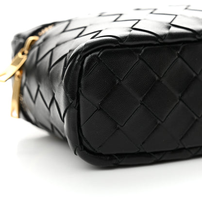 Bottega Veneta Calfskin Intrecciato Bang Bang Vanity Case Black 9 of 11