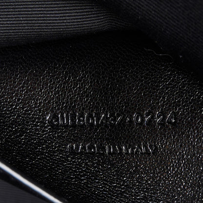 Saint Laurent Lambskin Chevron Quilted Small Loulou Black 9 of 13