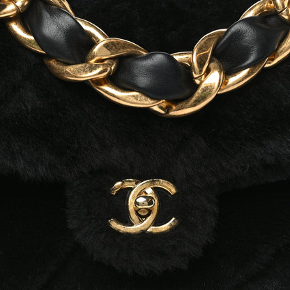 Chanel Shearling Quilted Coconing Single Flap Black 8 of 10