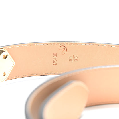 Louis Vuitton Vernis Ceinture 30mm Belt 90 36 Amarante 7 of 7