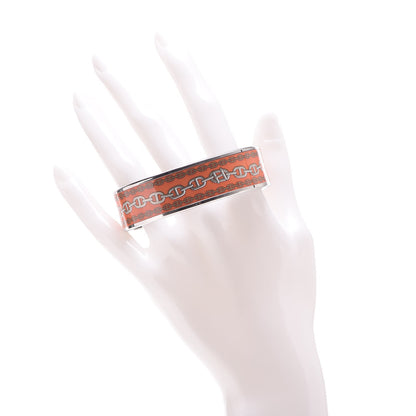 Hermes Enamel Printed Wide Chaine d'Ancre Bracelet 2 of 4