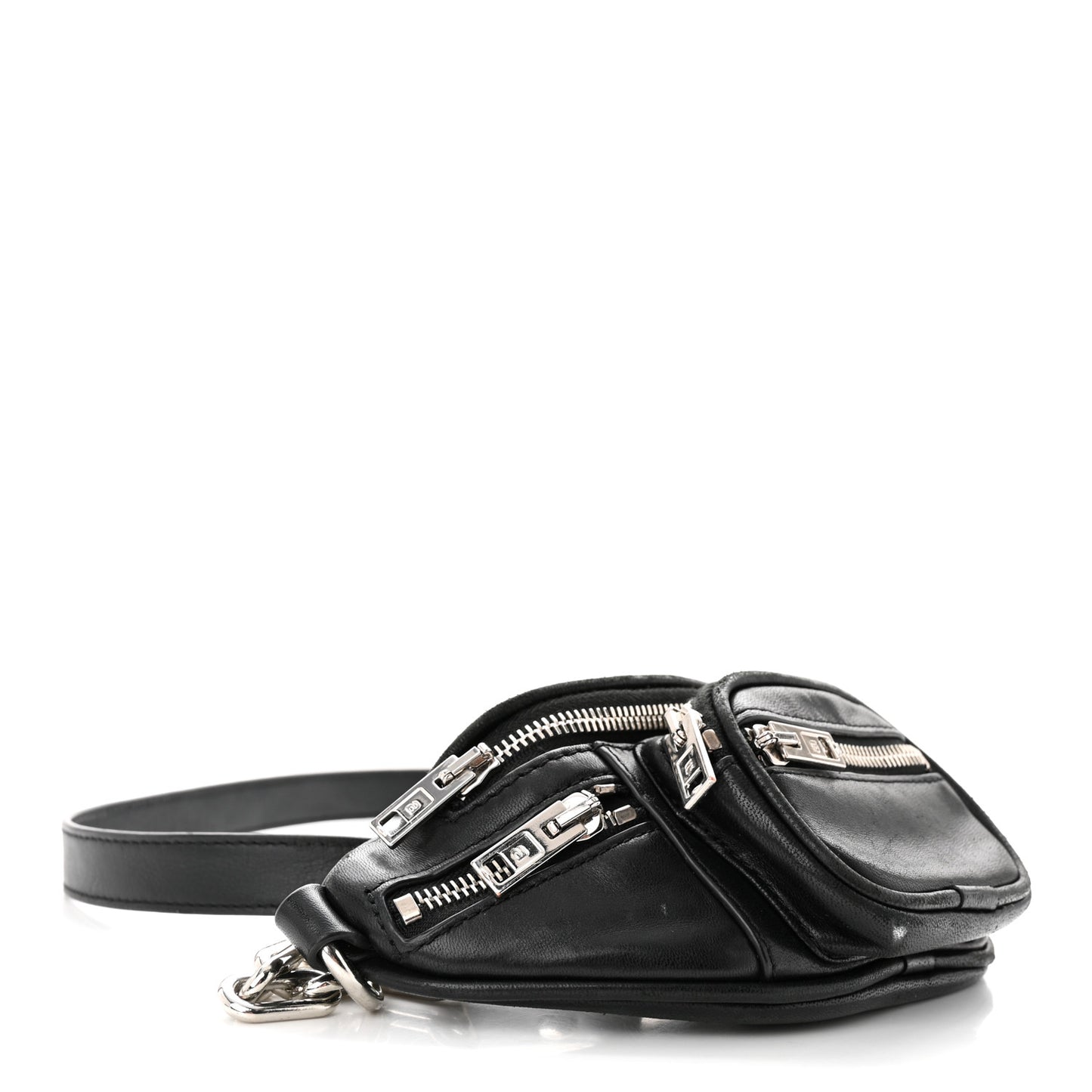 Lambskin Mini Attica Belt Bag Black