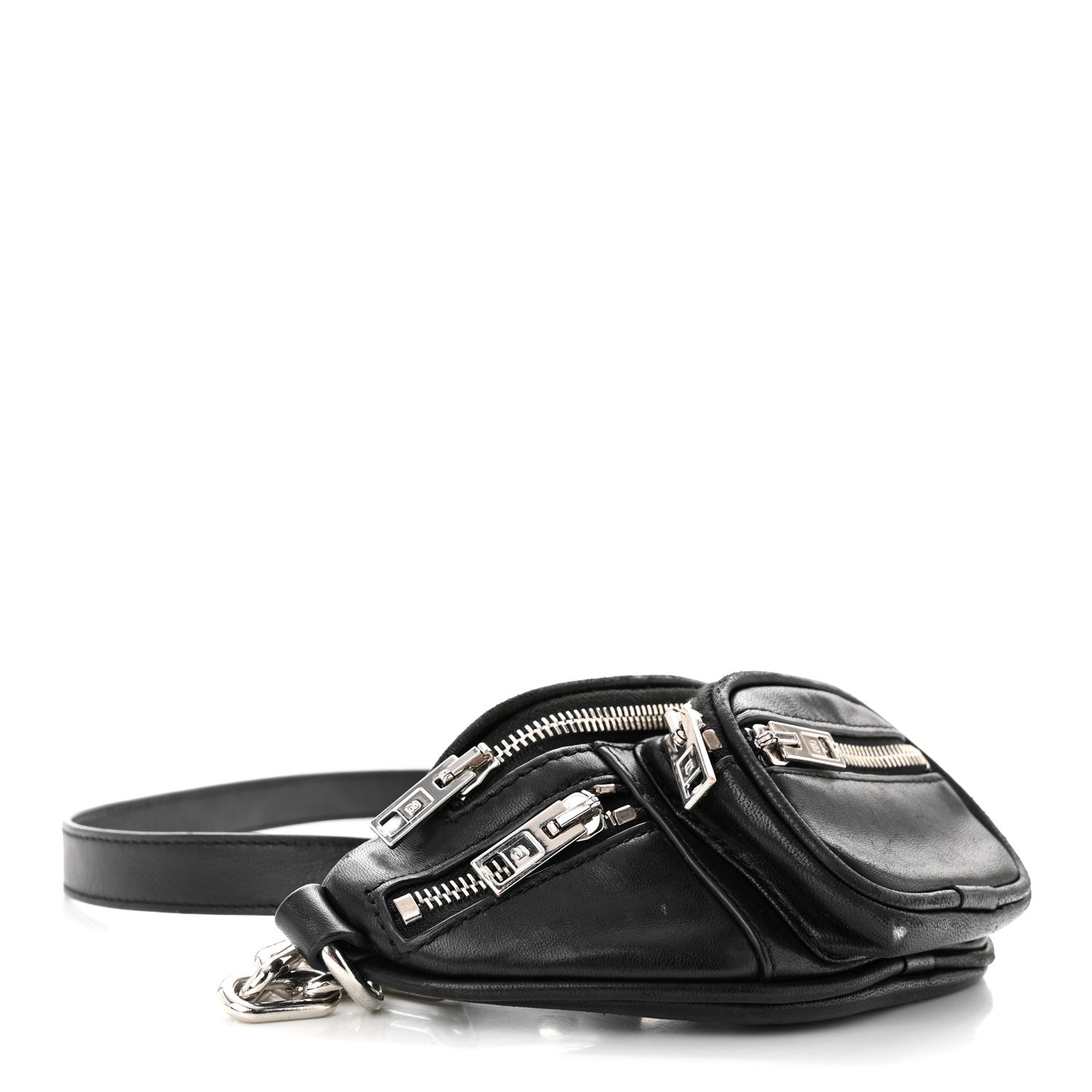 Alexander Wang Lambskin Mini Attica Belt Bag Black 4 of 13
