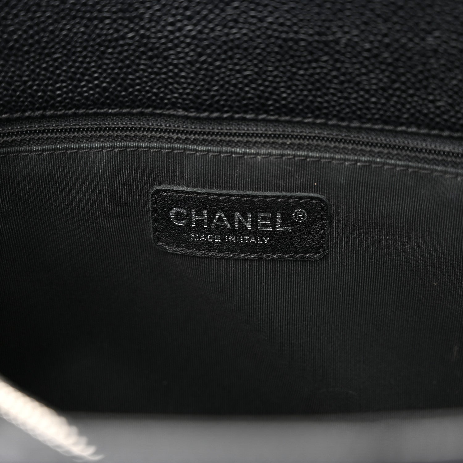 Chanel Caviar Quilted Grand Shopping Tote GST Black 6 of 14
