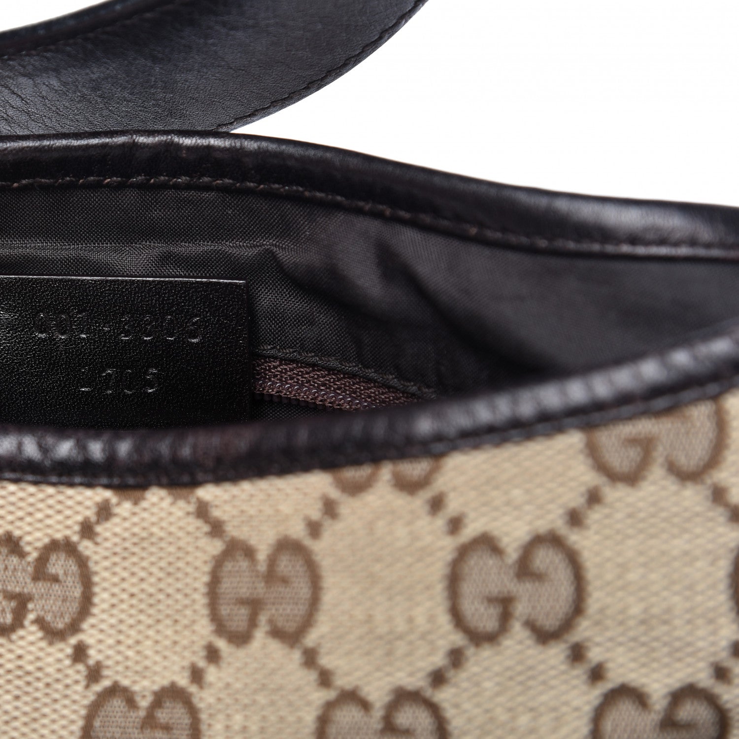 Gucci Monogram Small Jackie O Hobo Brown 9 of 9