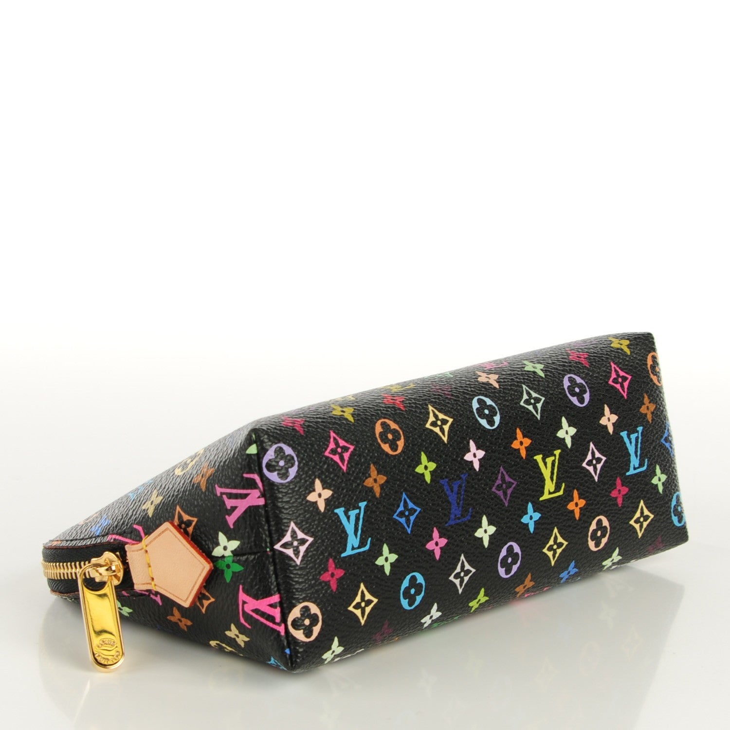 Louis Vuitton Monogram Multicolor Cosmetic Pouch Black Grenade 4 of 7