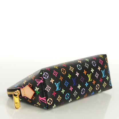 Louis Vuitton Monogram Multicolor Cosmetic Pouch Black Grenade 4 of 7