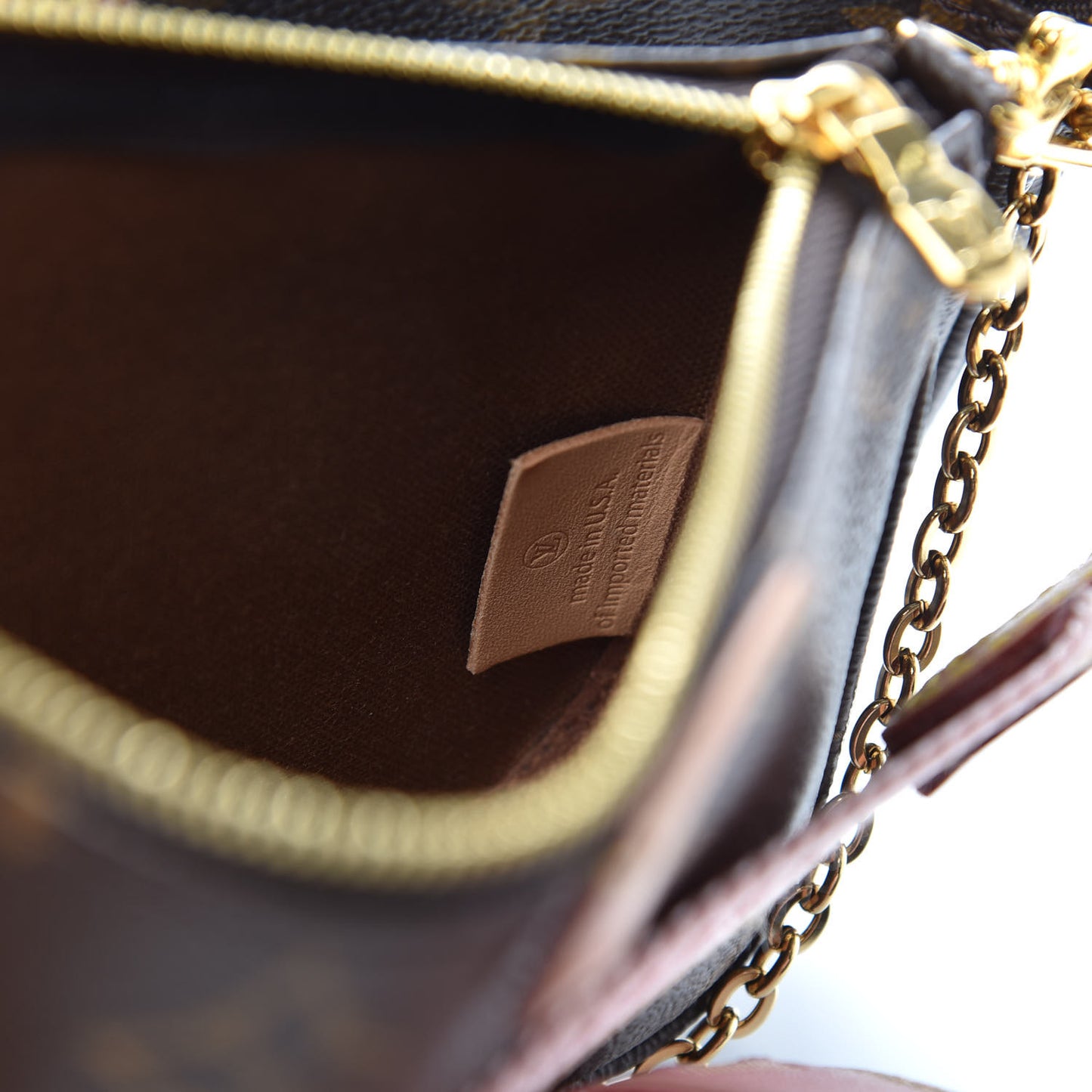 Monogram Multi Pochette Accessories Rose Clair