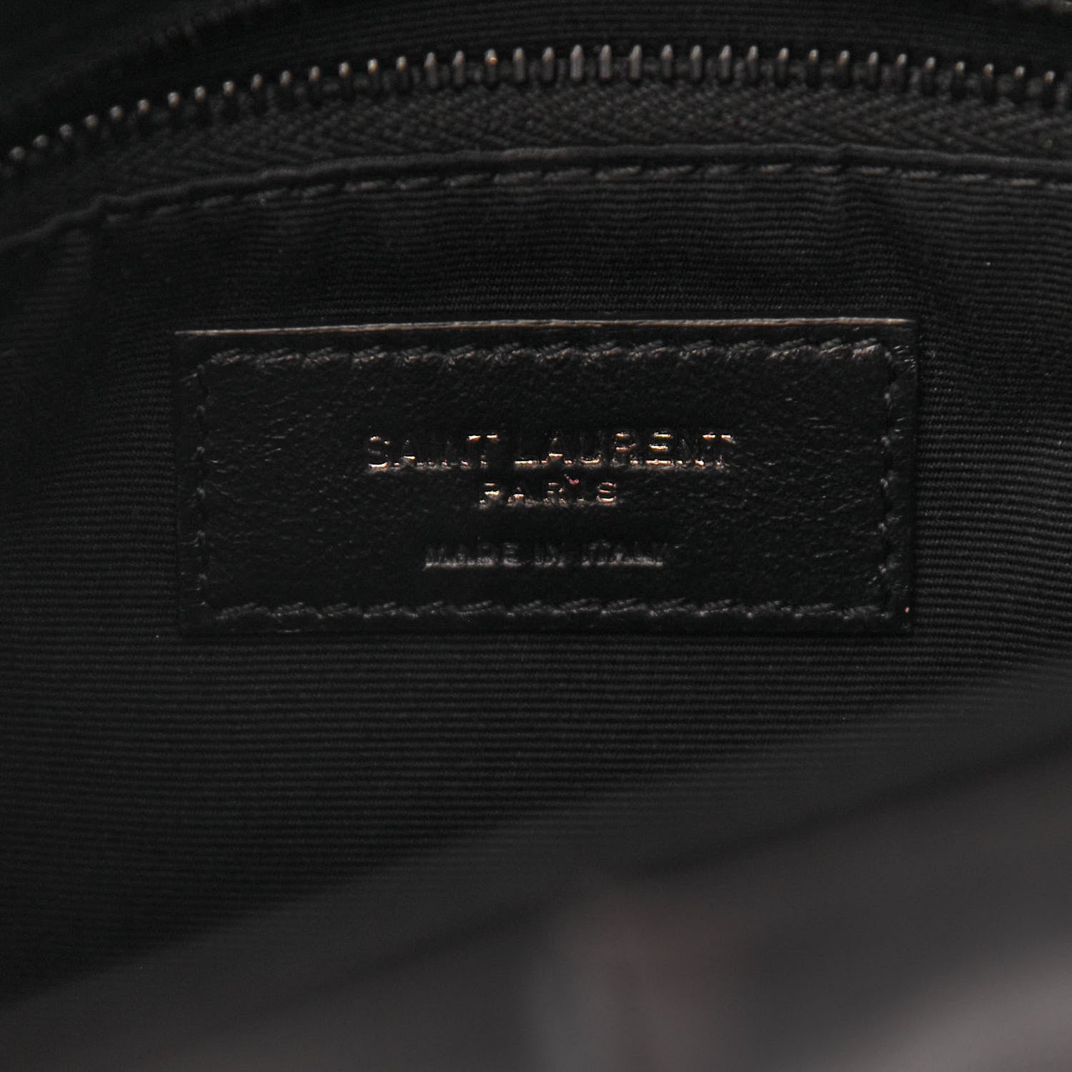Saint Laurent Lambskin Quilted Small Loulou Puffer Monogram Chain Satchel Black 5 of 7