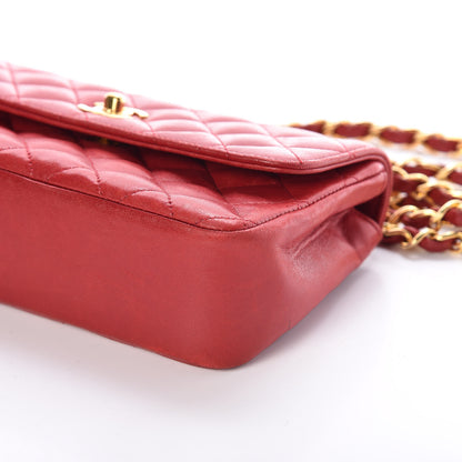 Chanel Lambskin Quilted Mini Flap Red 6 of 18