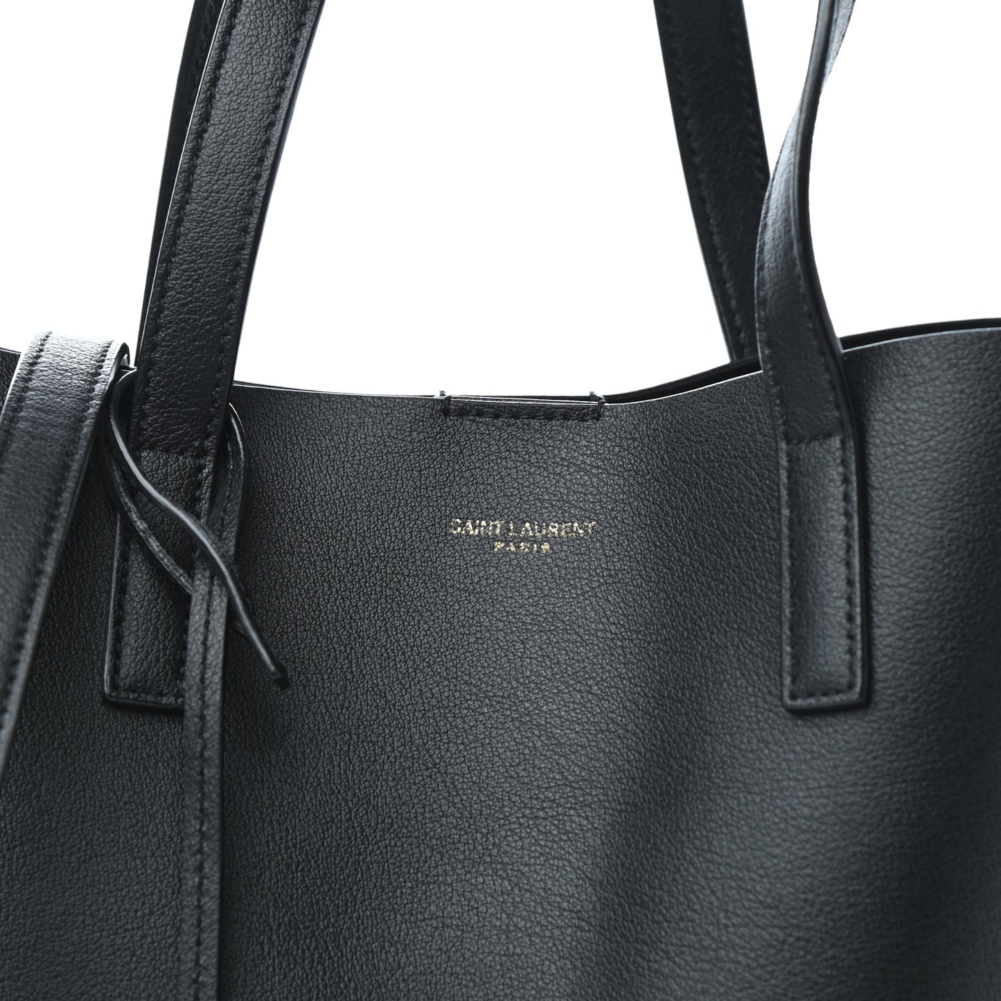 Calfskin Toy Shopping Tote Black