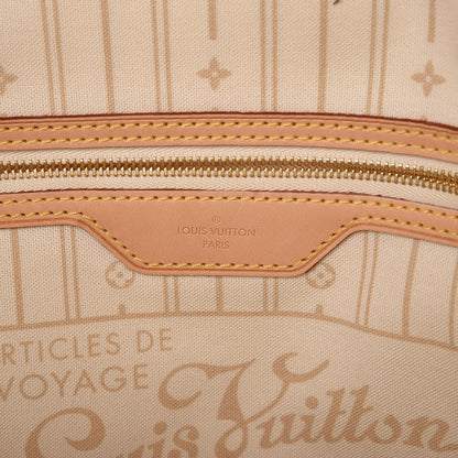 Louis Vuitton Damier Azur Neverfull MM 6 of 9