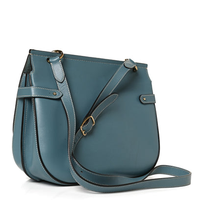 Mulberry Silky Calfskin Amberley Satchel Blue 3 of 14