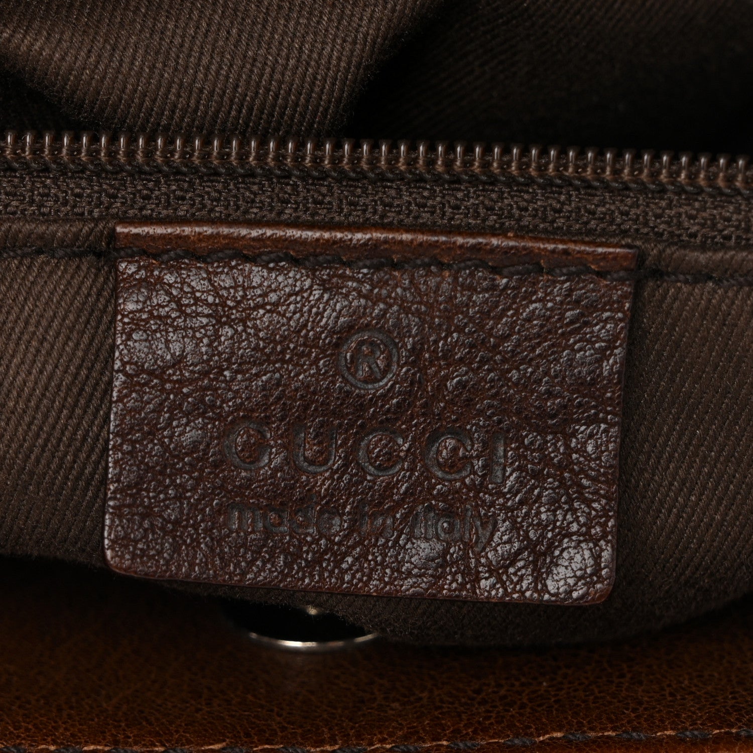 Gucci Monogram Denim GG Shoulder Bag Black Brown 6 of 11