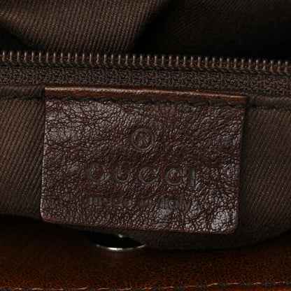 Gucci Monogram Denim GG Shoulder Bag Black Brown 6 of 11