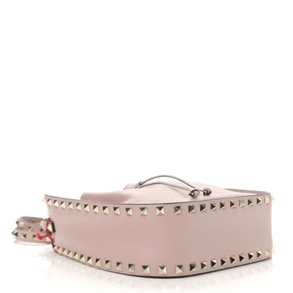 Valentino Garavani Grained Calfskin Rockstud Bucket Bag Poudre 4 of 14