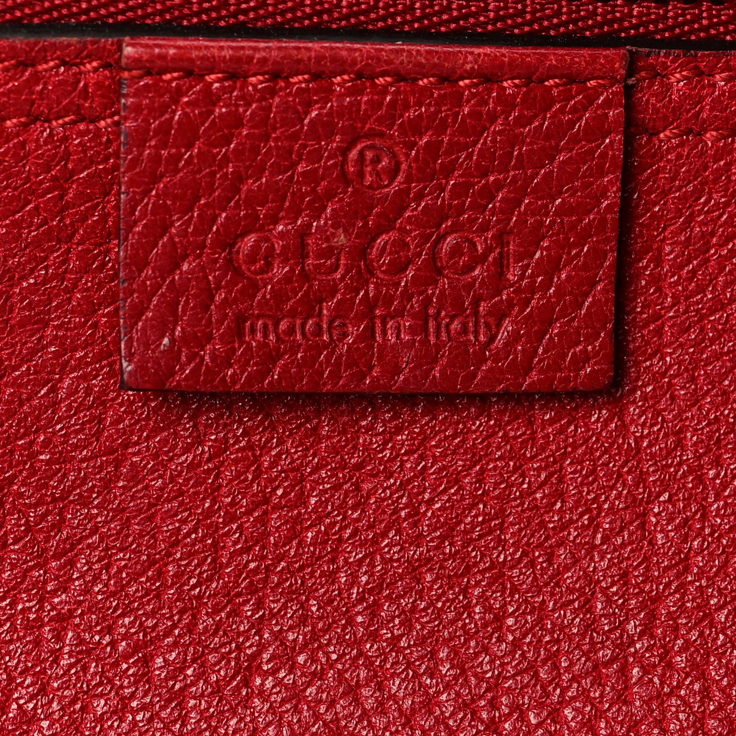 Soft Grained Calfskin Web Medium Jackie Hobo Red