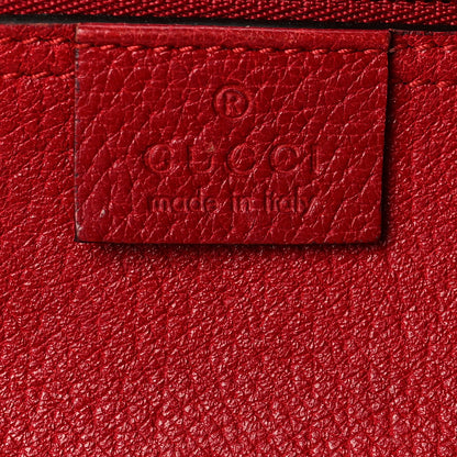 Gucci Soft Grained Calfskin Web Medium Jackie Hobo Red 6 of 16