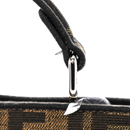 Fendi X FRGMT X POKEMON Fabric Jacquard FF 1974 Pokemon Inlay Peekaboo I See U Petite Satchel Tobacco Moro Blue 11 of 11