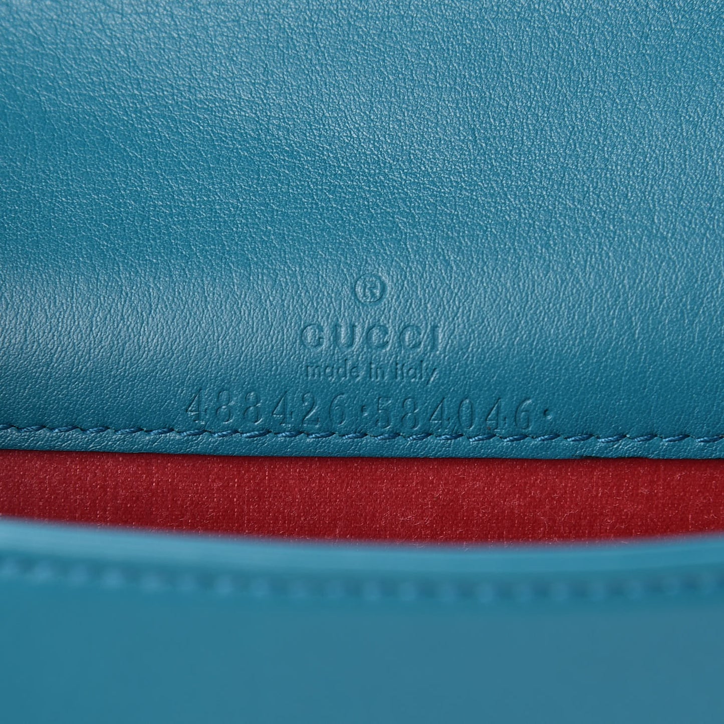 Velvet Matelasse GG Marmont Mini Bag Pavone Cyan