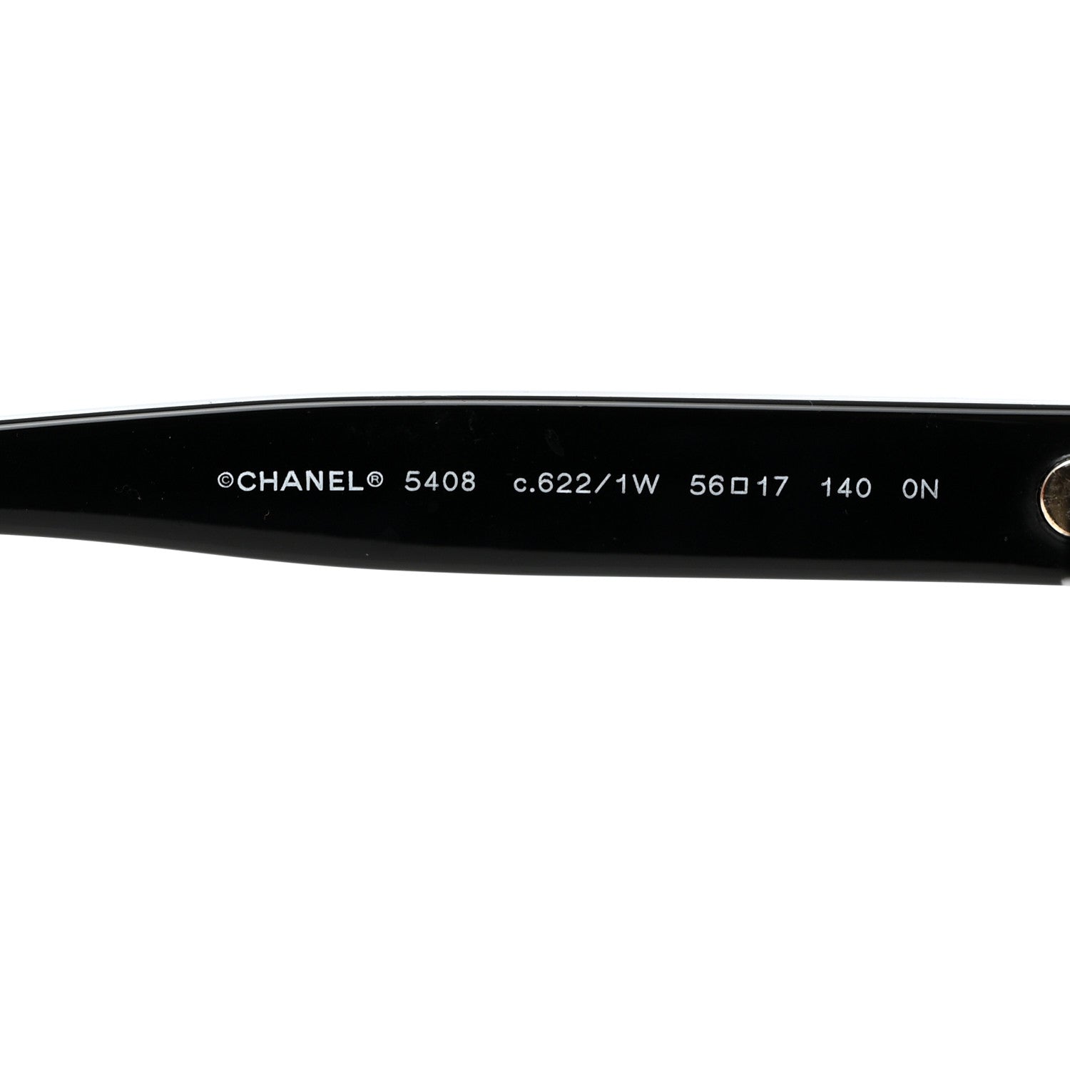 Chanel Acetate Square Eyeglasses 5408 Black 6 of 7