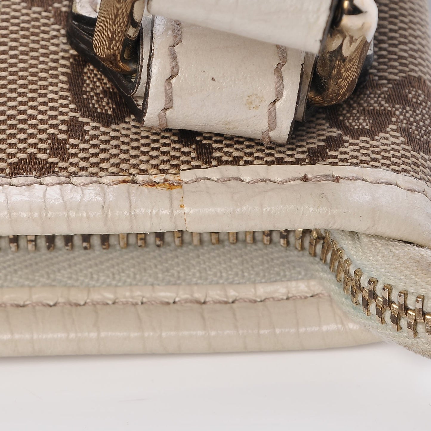 Monogram Web Jolicoeur Charms Messenger White
