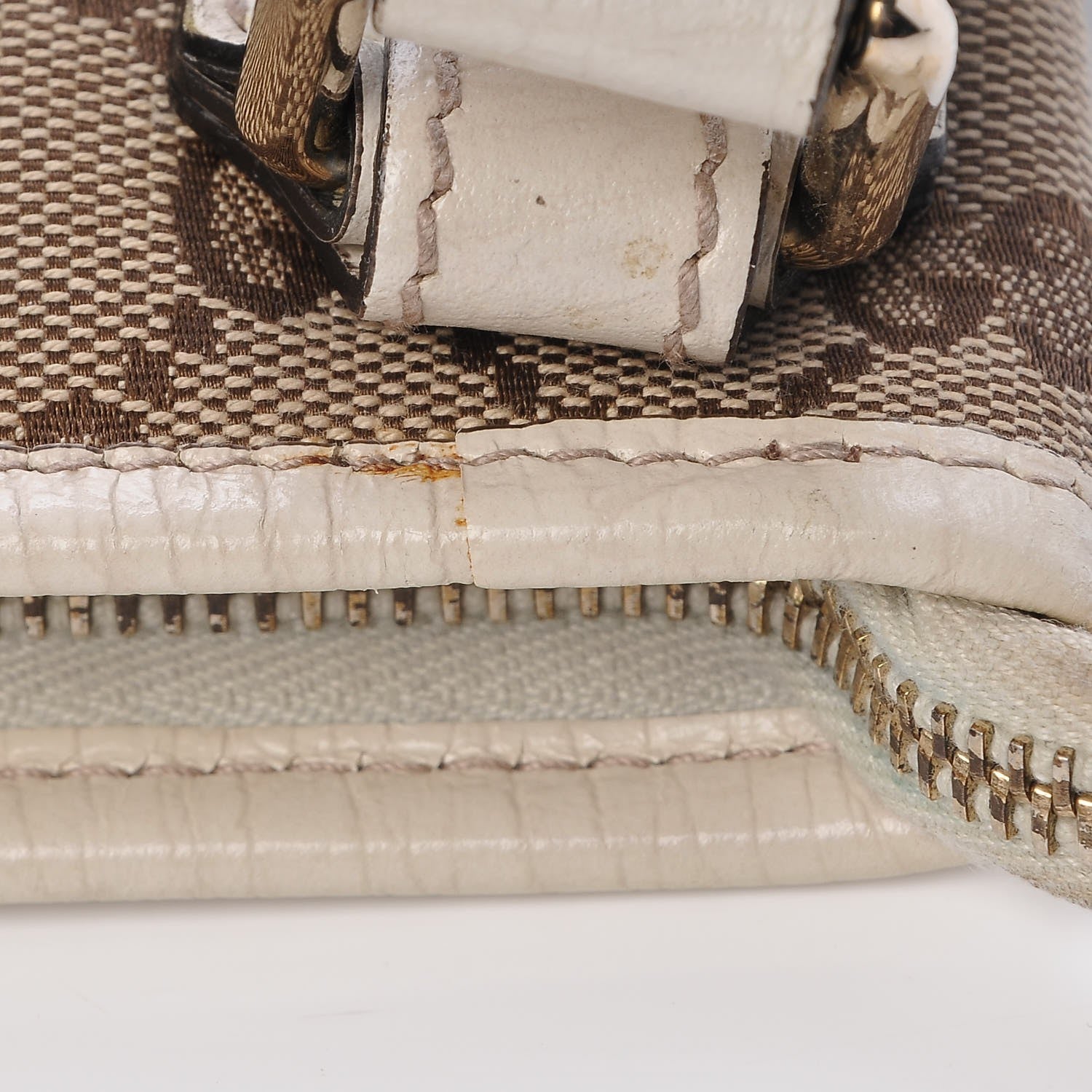 Gucci Monogram Web Jolicoeur Charms Messenger White 8 of 13