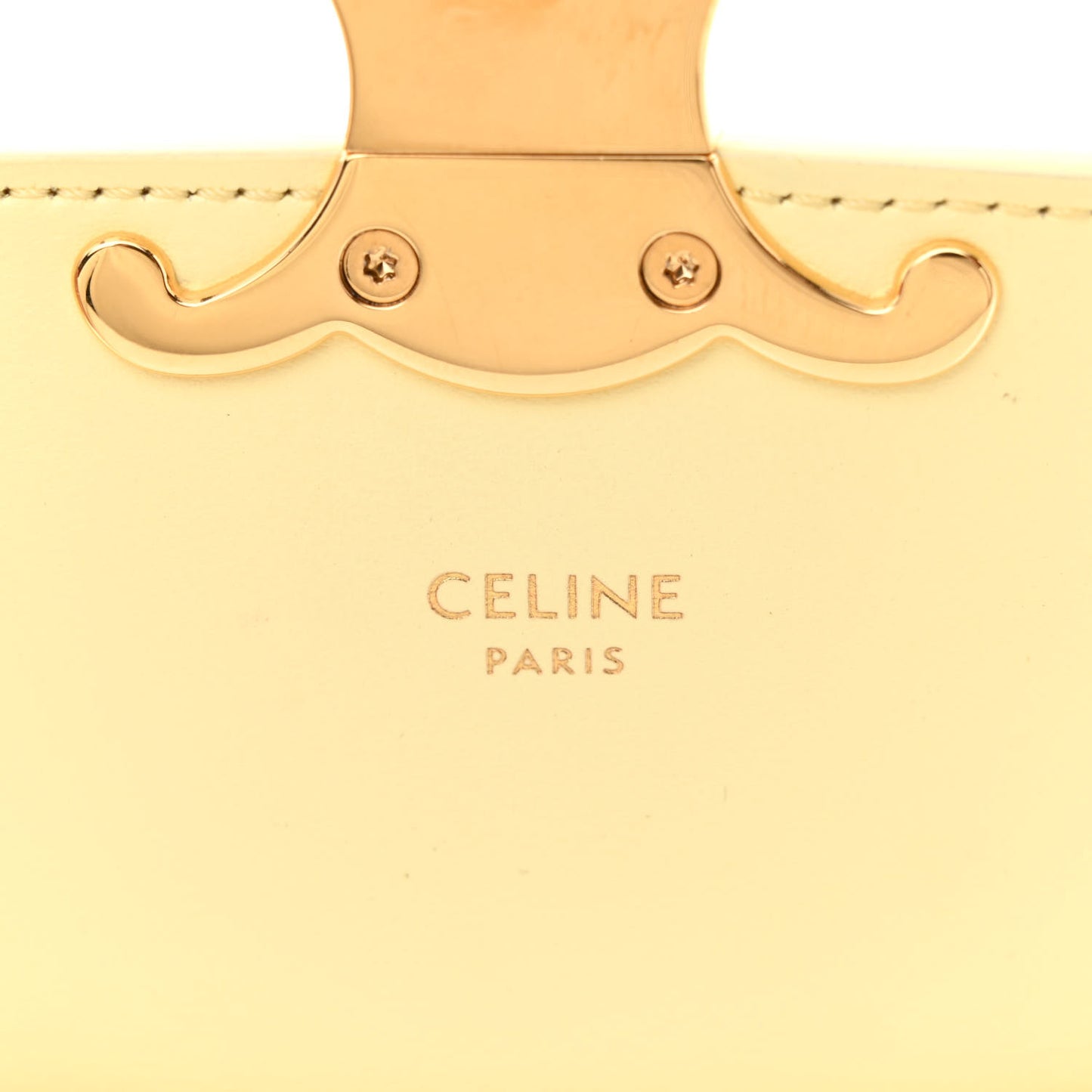 Shiny Calfskin Mini Triomphe Pollen