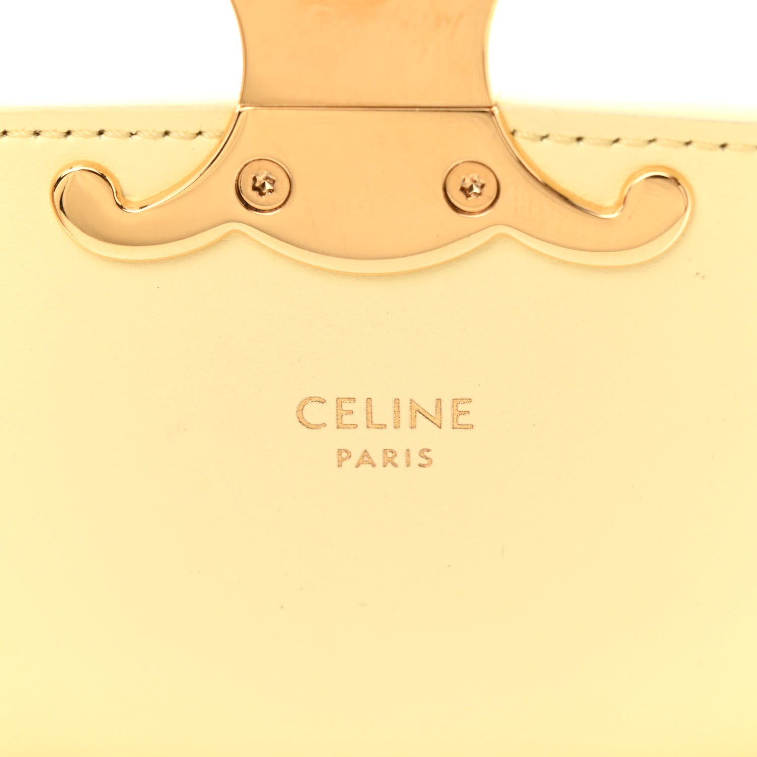 Celine Shiny Calfskin Mini Triomphe Pollen 6 of 11