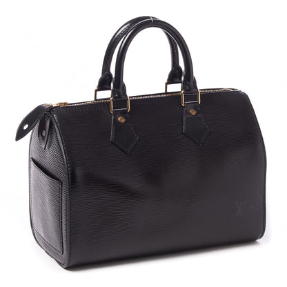 Louis Vuitton Epi Speedy 25 Black 2 of 8