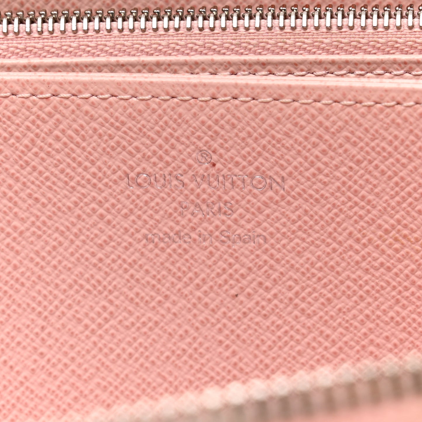 Epi Zippy Wallet Rose Ballerine
