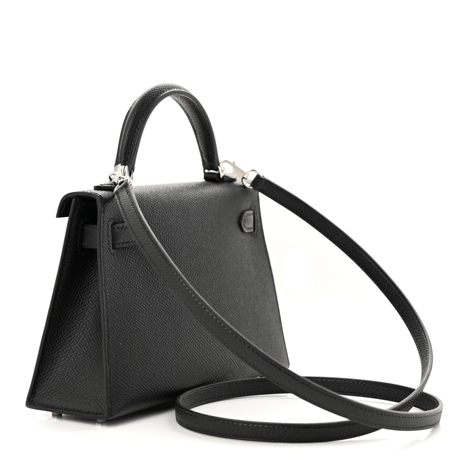 Hermes Epsom Mini Kelly Sellier 20 Black 3 of 11