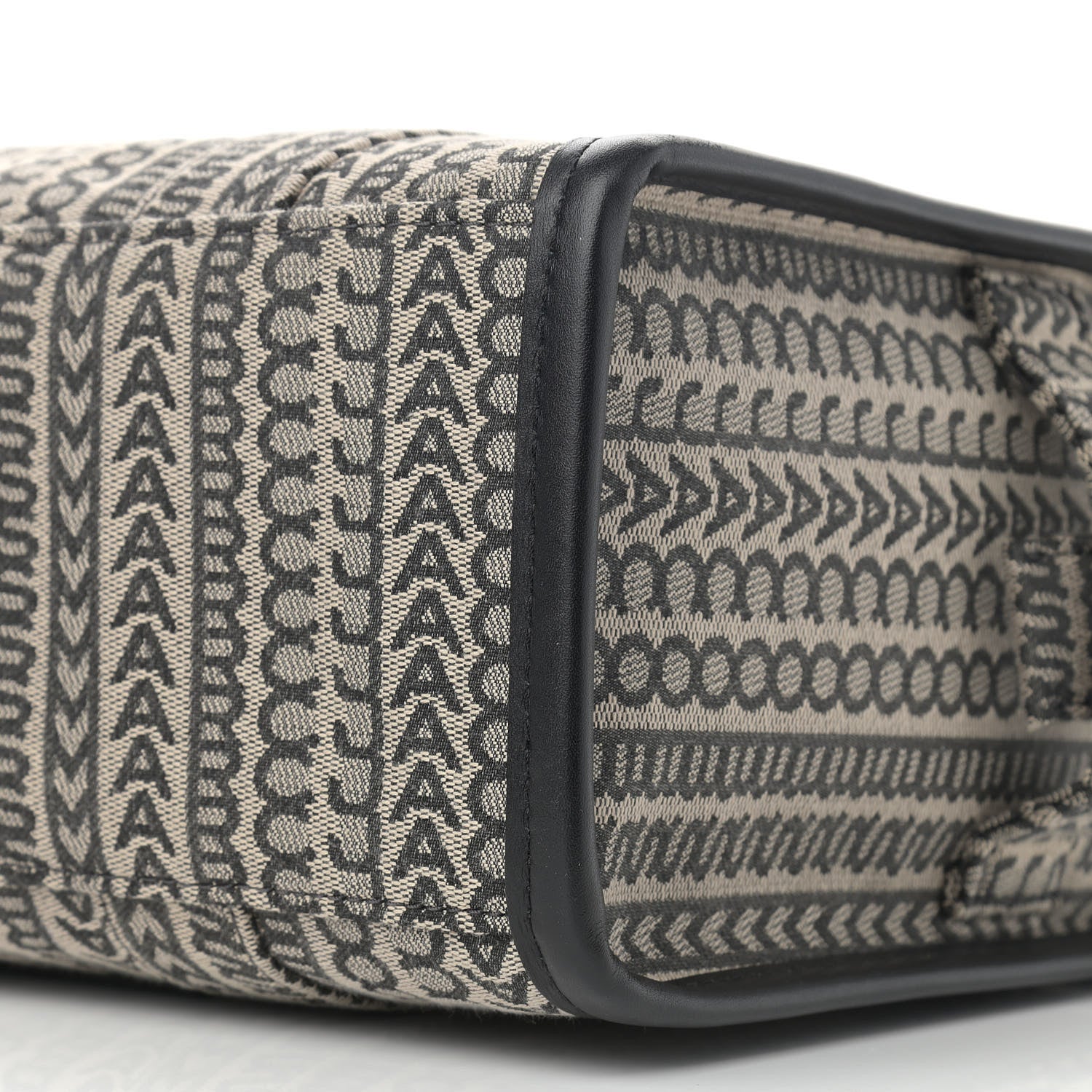 Marc Jacobs Cotton Jacquard Monogram Medium The Traveler Tote Bag Beige Multicolor 11 of 14