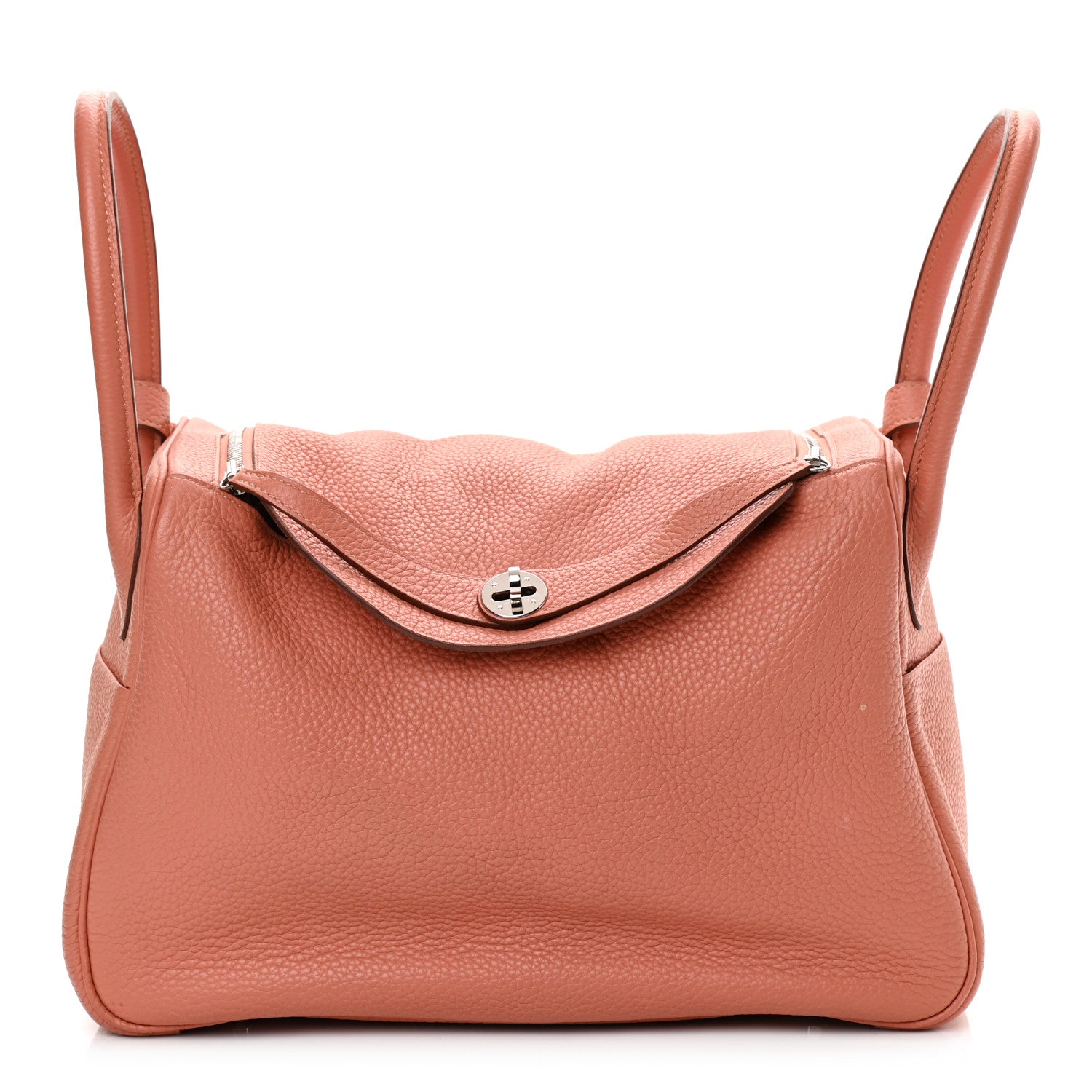 Hermes Taurillon Clemence Lindy 34 Rose Thè 1 of 21