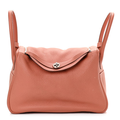 Hermes Taurillon Clemence Lindy 34 Rose Thè 1 of 21