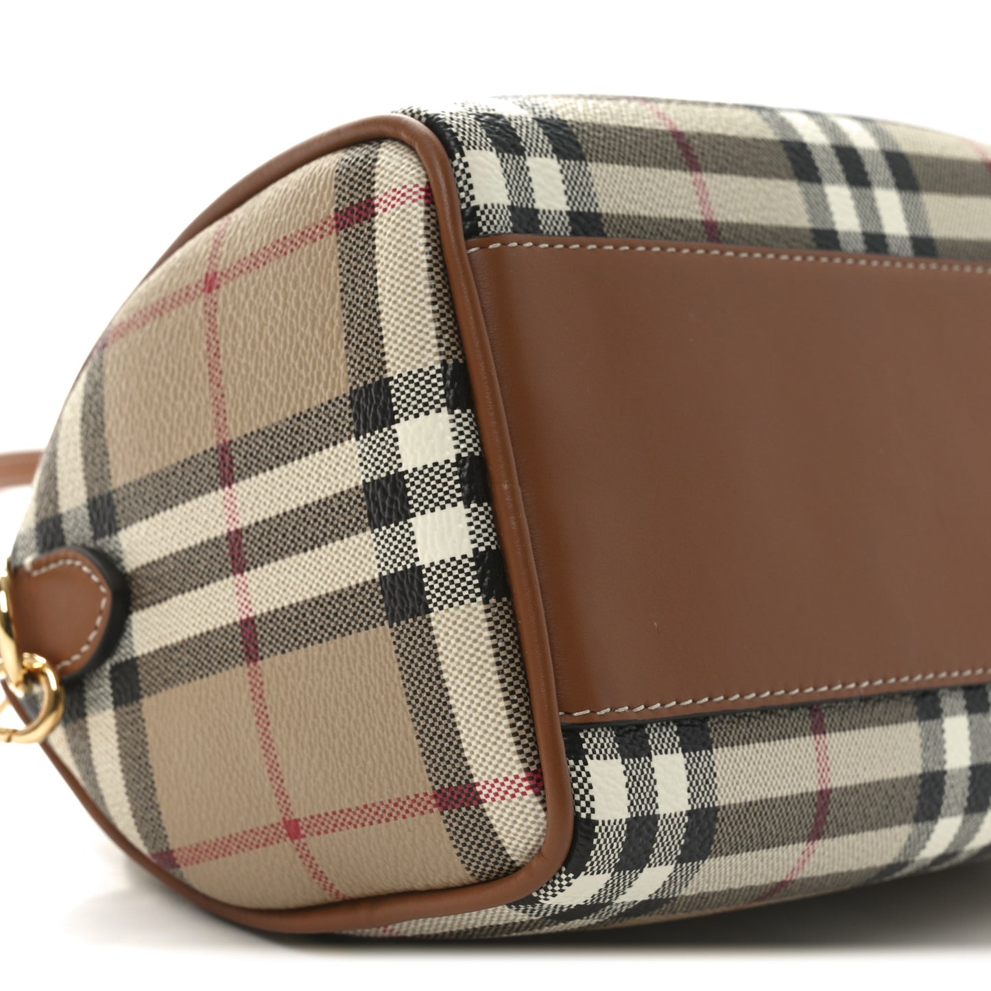 Vintage Check Mini Bowling Bag Briar Brown