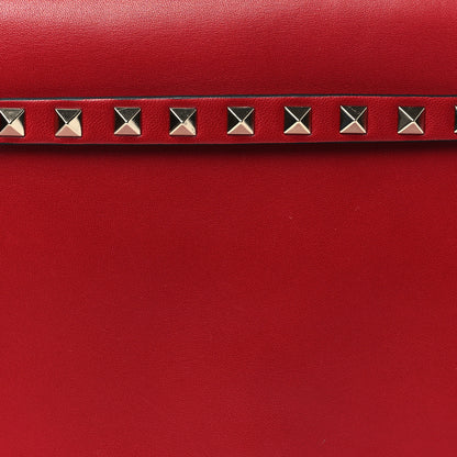 Valentino Garavani Nappa Rockstud Wristlet Clutch Rosso Valentino 7 of 9