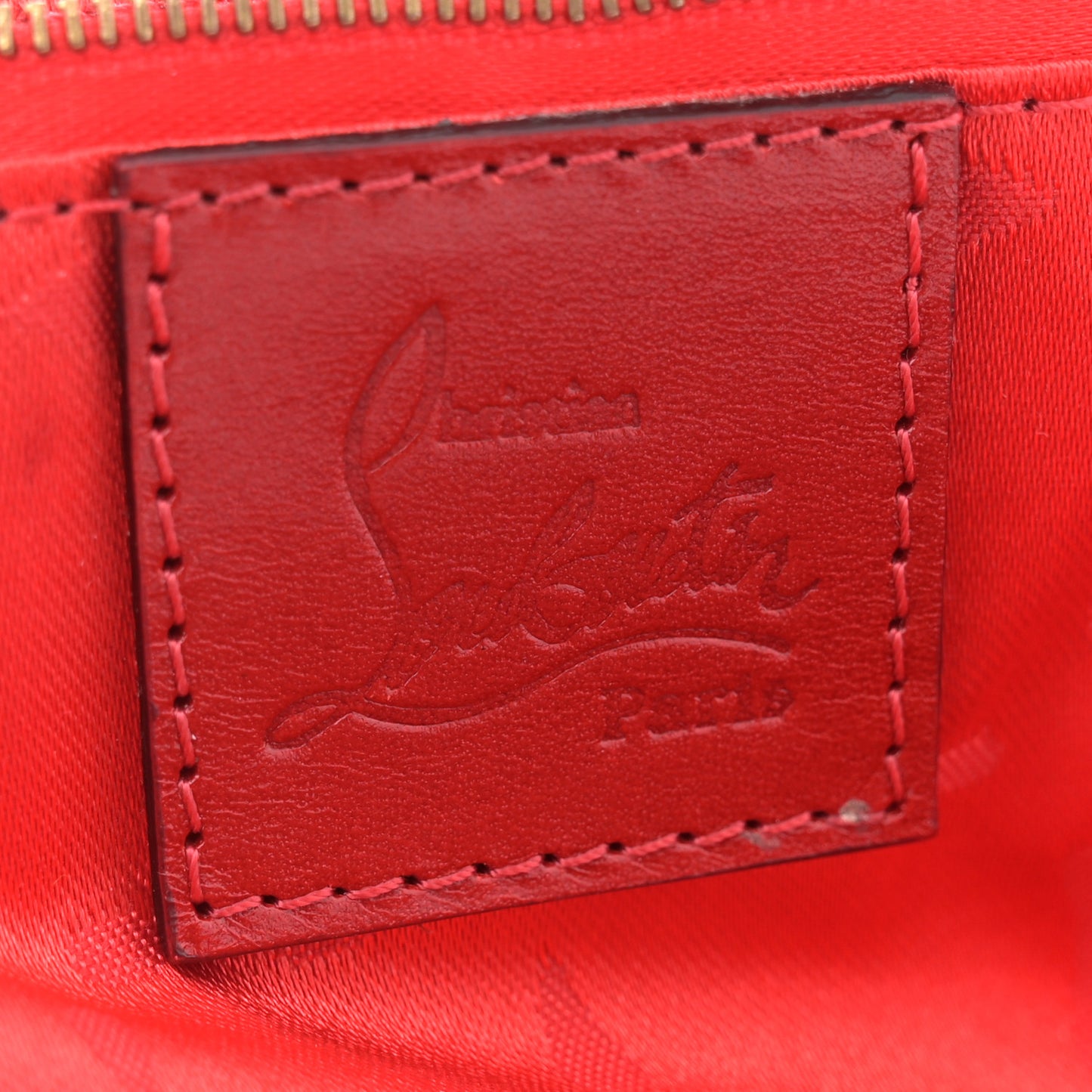 Calfskin Loubette Shoulder Bag White