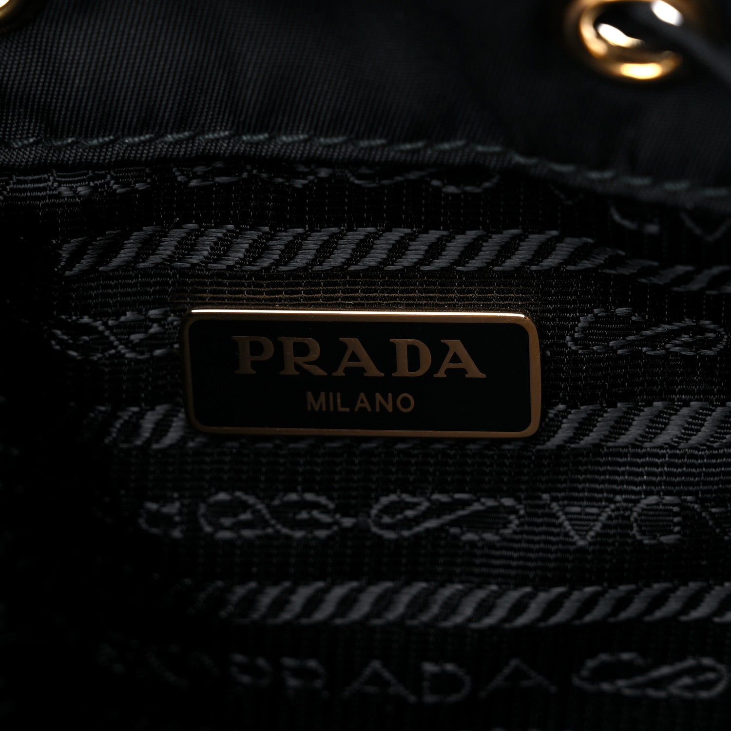 Prada Re-Nylon Duet Drawstring Shoulder Bag Black 6 of 8