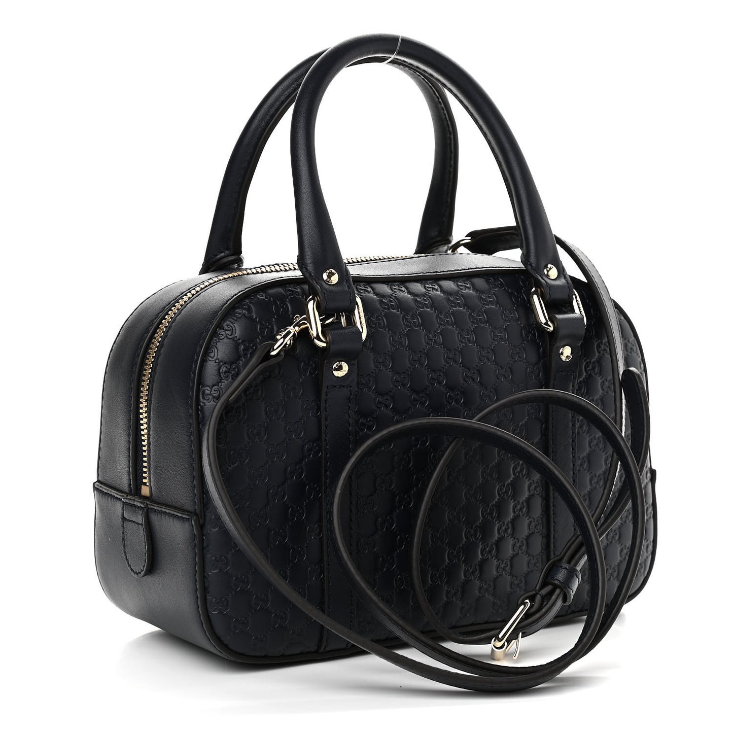 Soft Microguccissima Small Crossbody Bag Blue