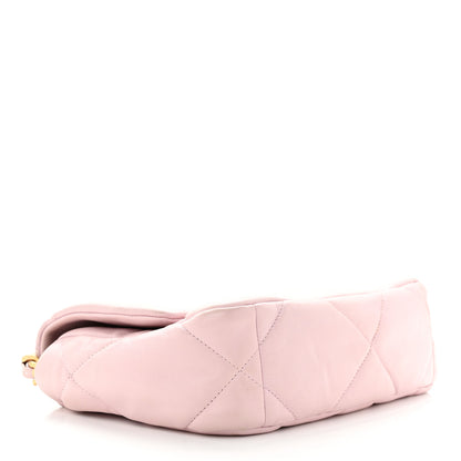 Chanel Lambskin Quilted Medium Chanel 19 Flap Light Pink 4 of 11