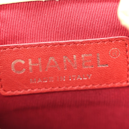 Chanel Aged Calfskin Quilted Small Gabrielle Backpack Beige Black 6 of 10