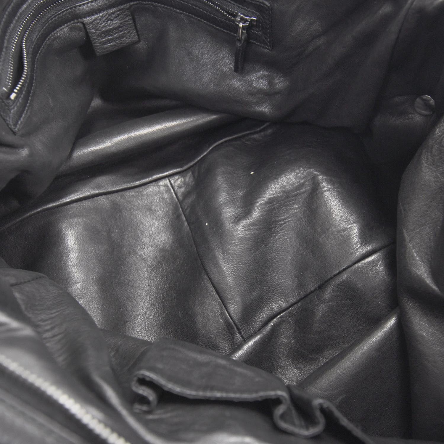 Gucci Leather Icon Bit Large Boston Black 5 of 8
